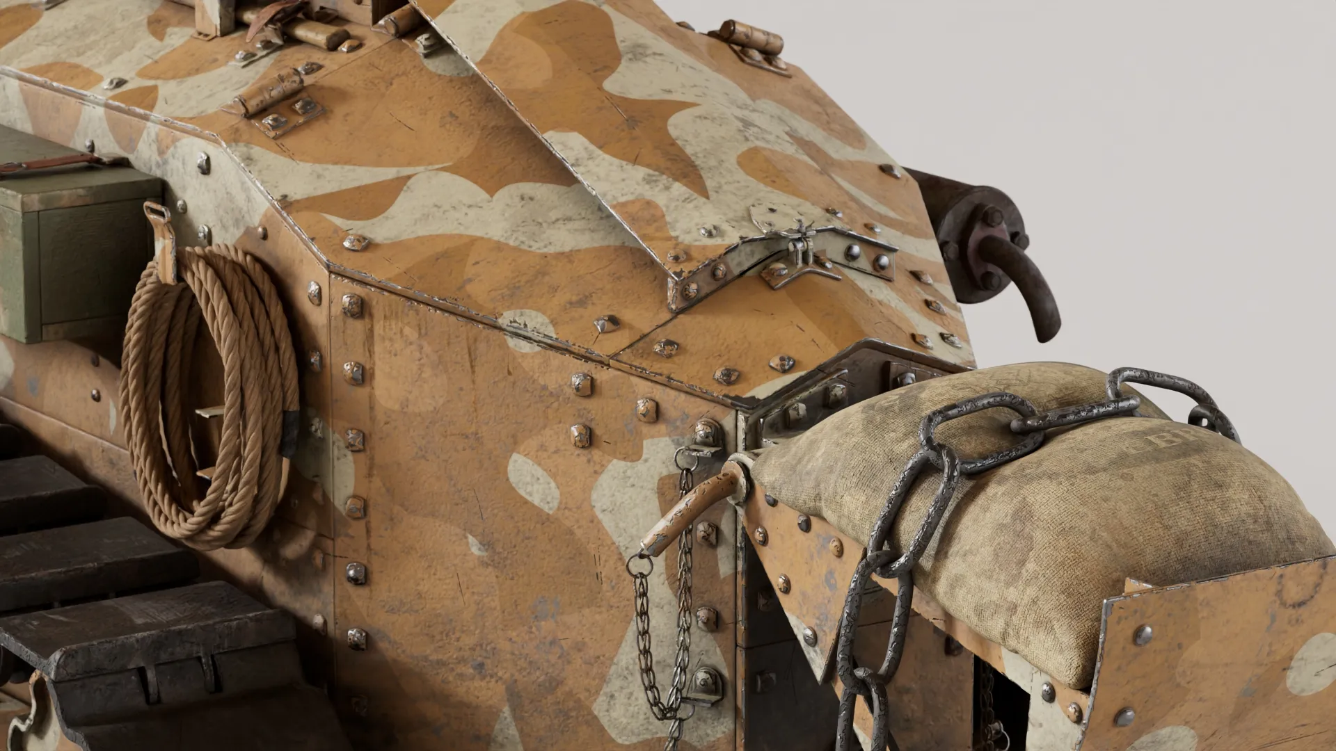 Trunk of Renault FT Tank