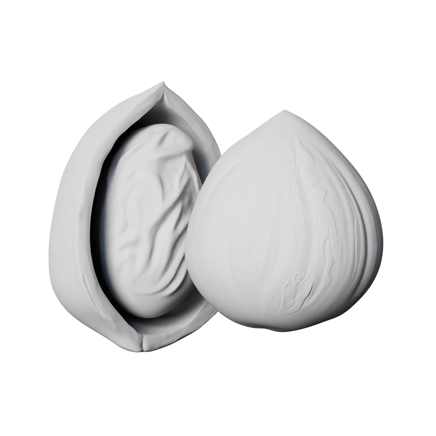 Flat render of MONKI BIO Hazelnut butter with raisins