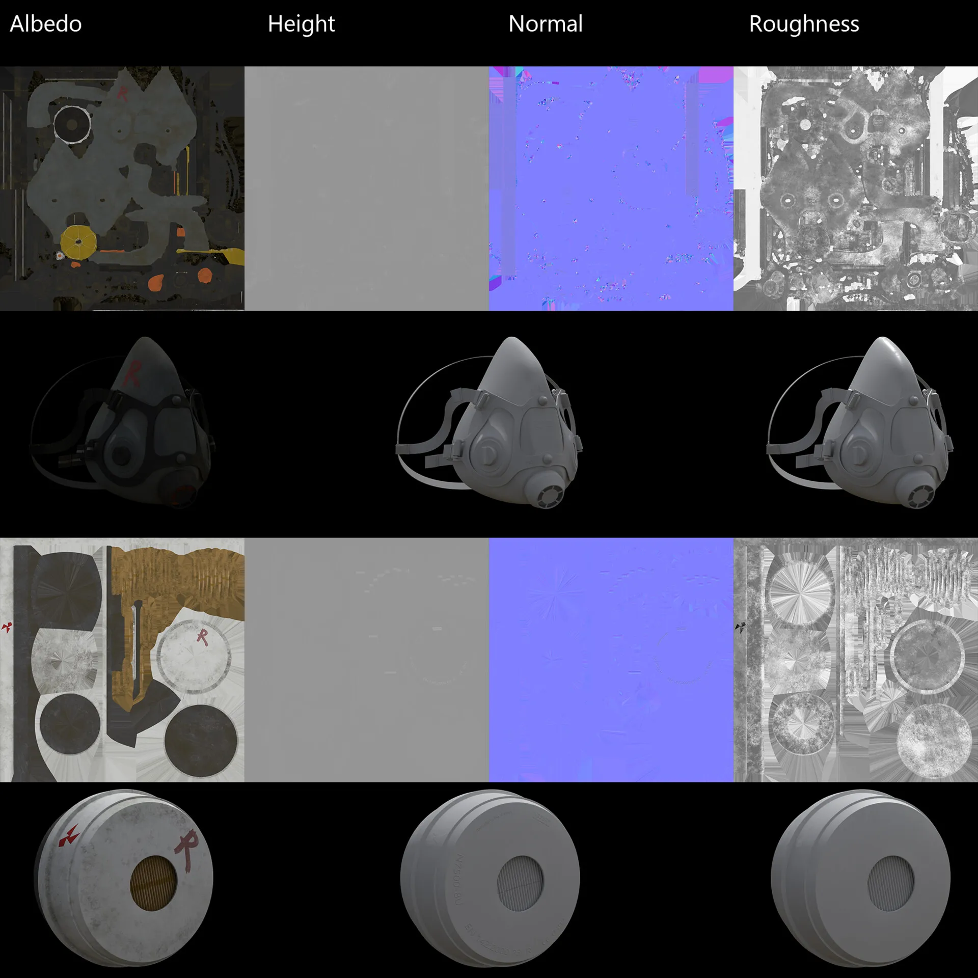 Texture sheet of the respirator